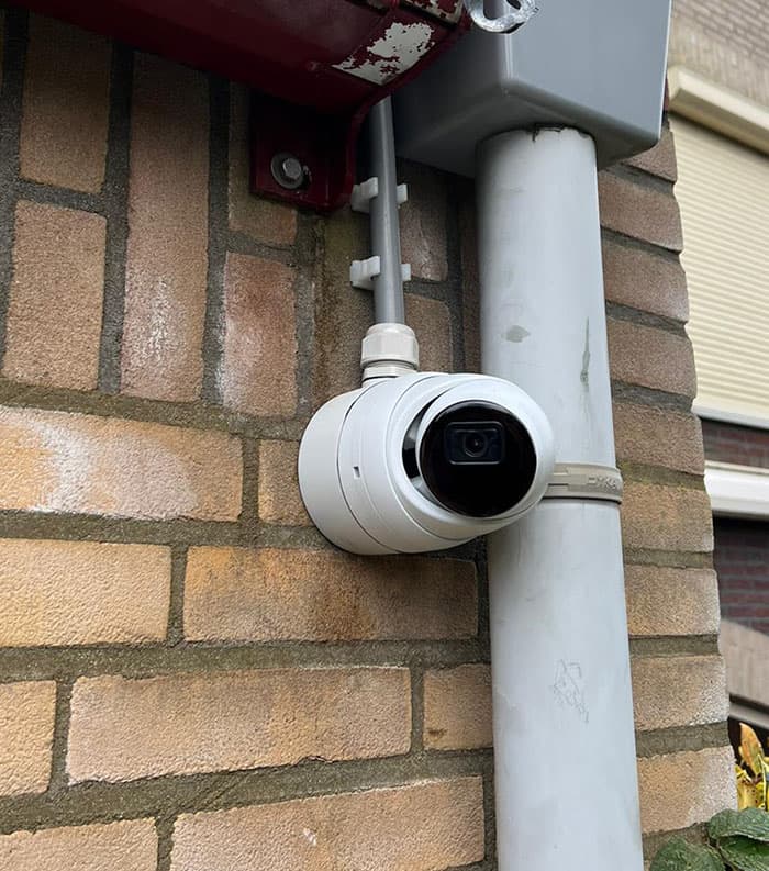 Compleet bekabeld camerasysteem met installatie