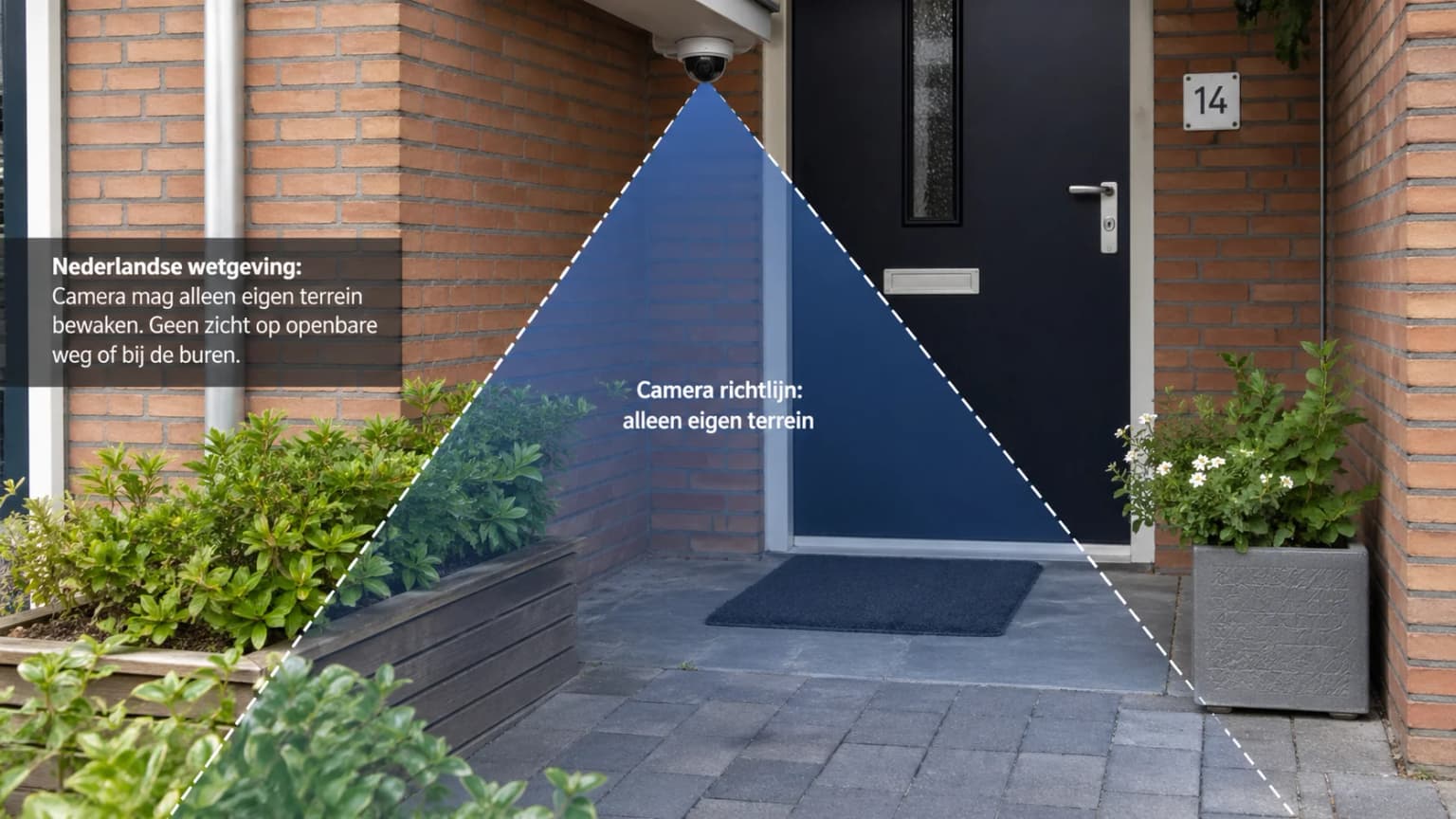 Camera bij de voordeur: mag dat en welke regels gelden?