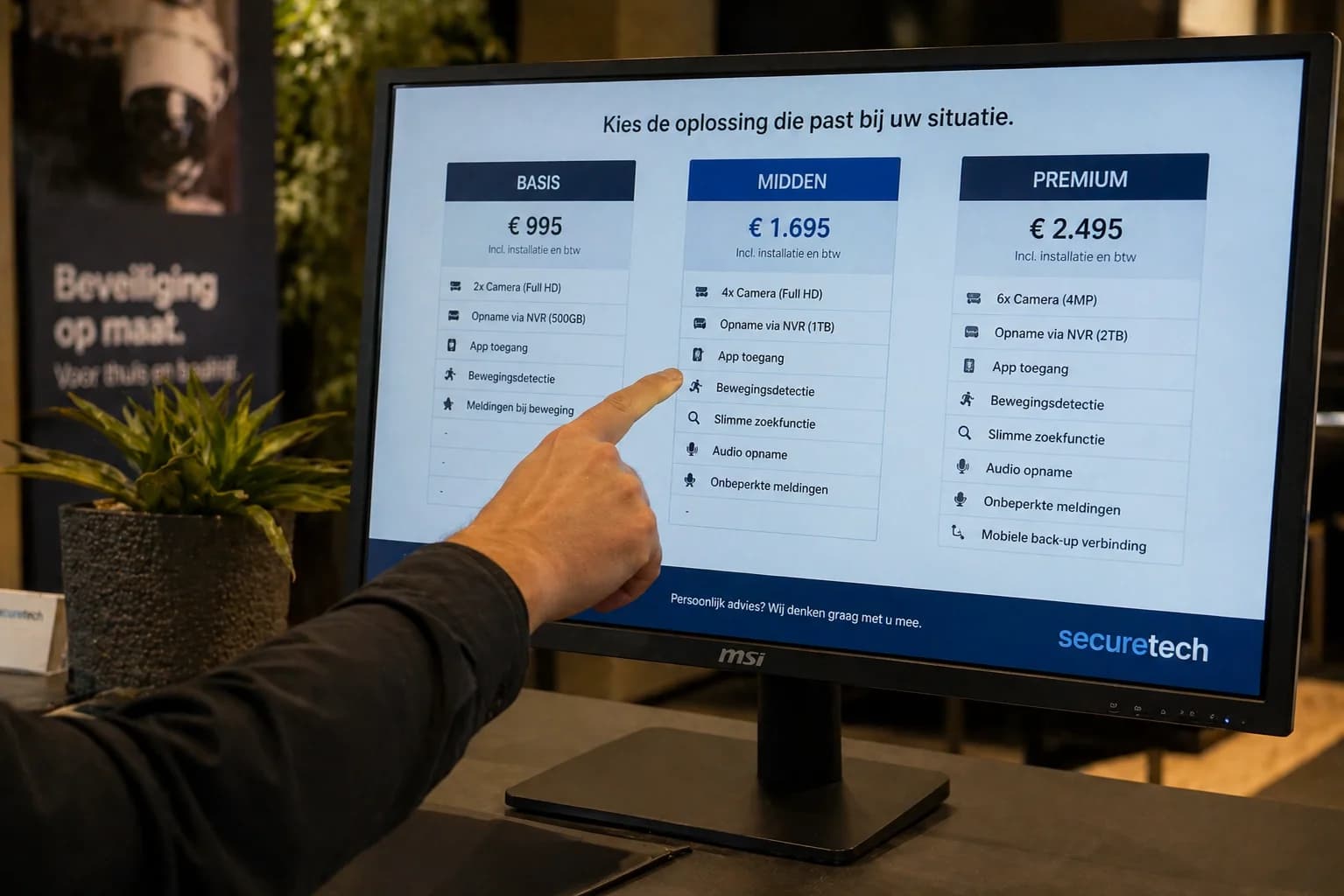 Kosten camerabeveiliging 2026: transparante prijzen per scenario