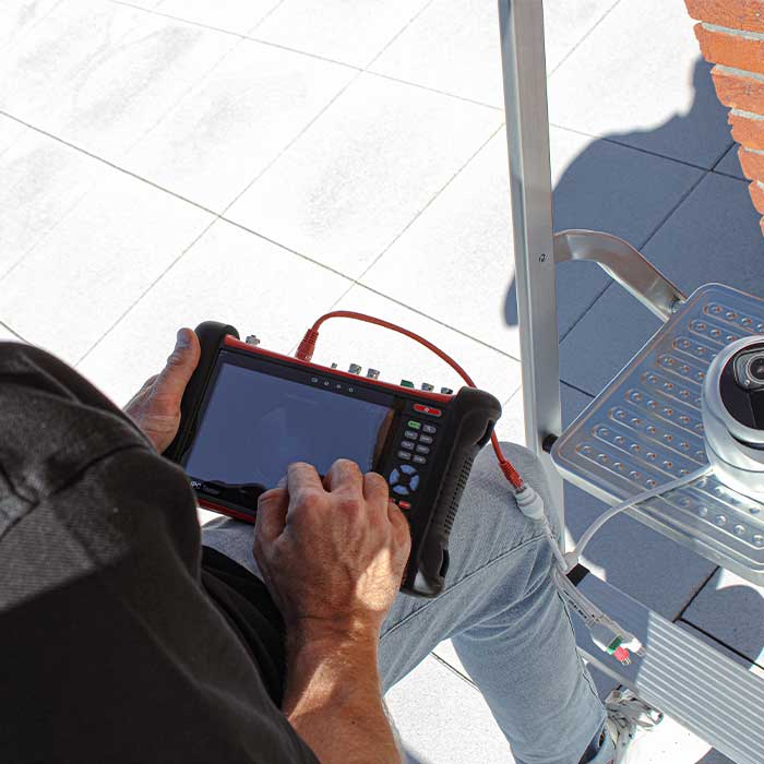 De techniek van beveiligingscamera's