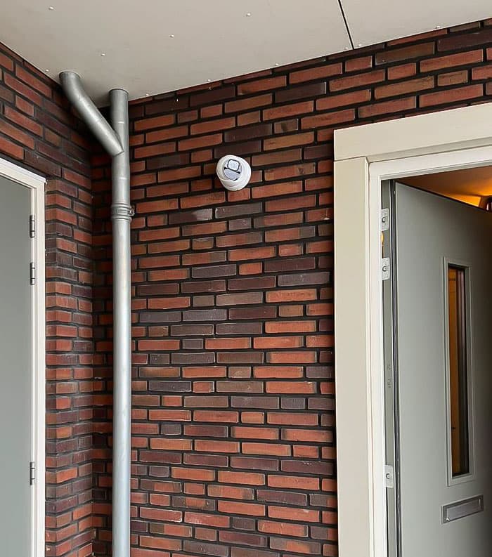 Het effect van een beveiligingscamera