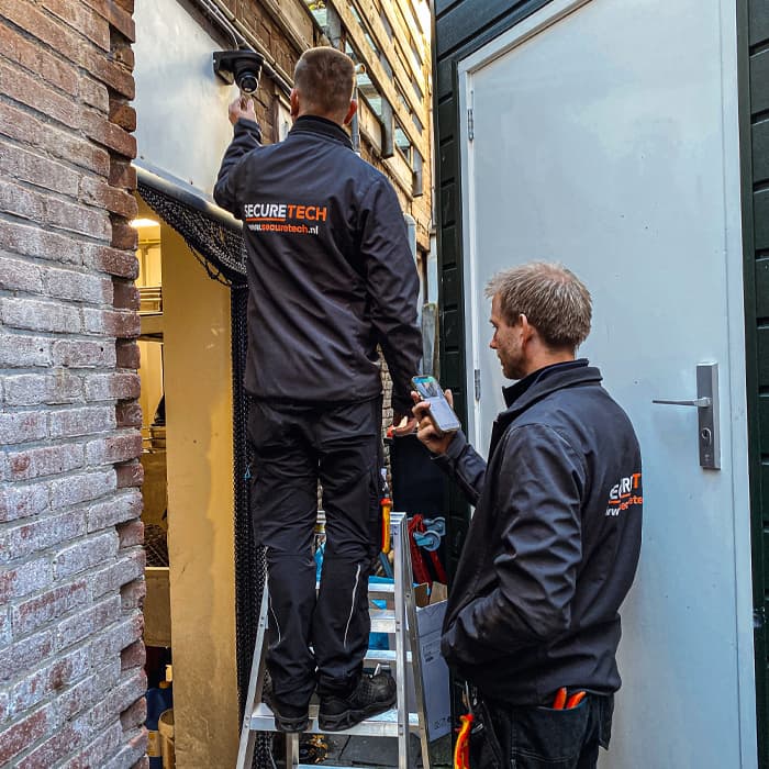 Professionele installatie van IP camerasets - 1 tot 6 camera's