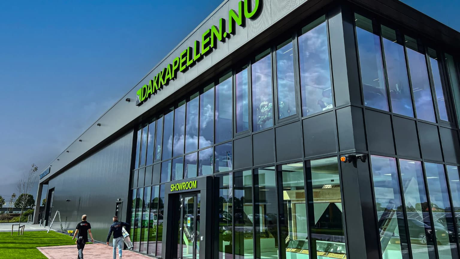 Nieuw bedrijfspand met high-end 4K camerabewaking