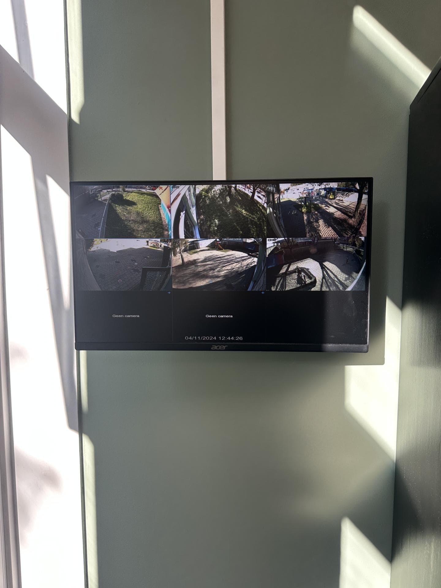 Opleverfoto camera-installatie school Harderwijk