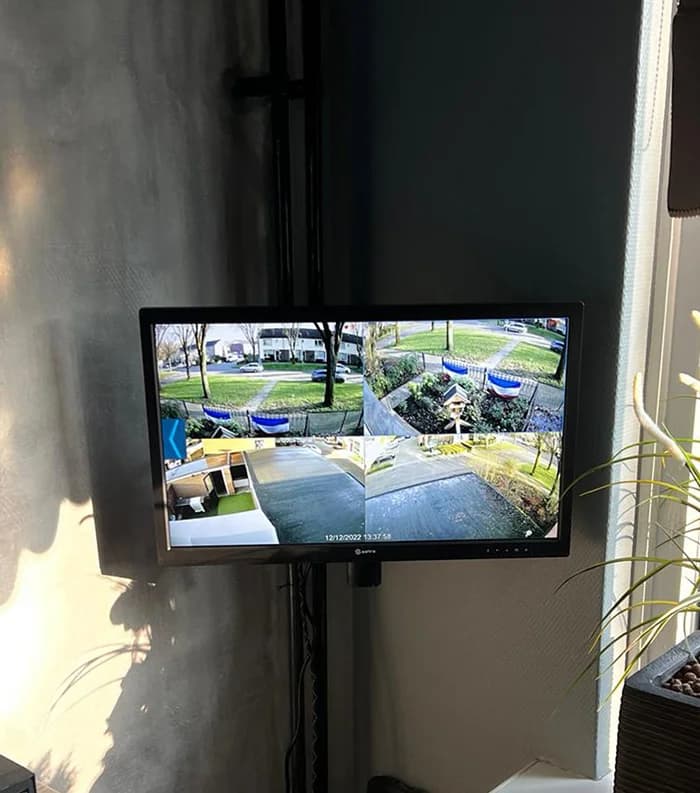 Camerabeveiliging inclusief monitor bij woning in Epe door Securetech