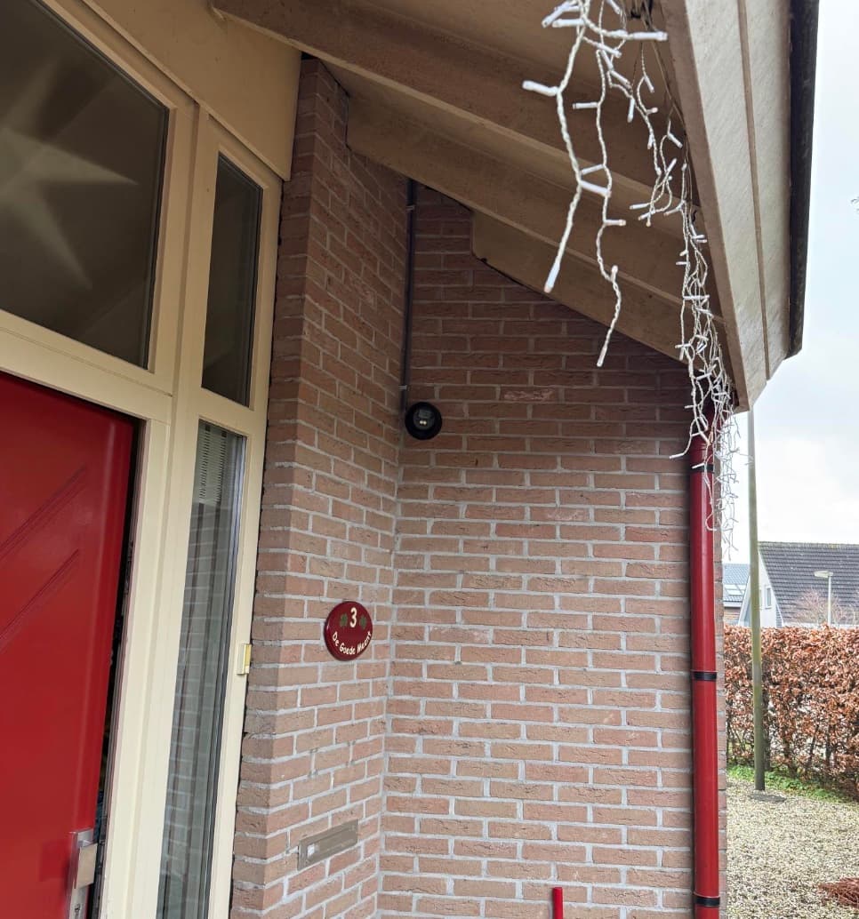 Woning in Purmerend voorzien van camerasysteem met drie camera's rondom