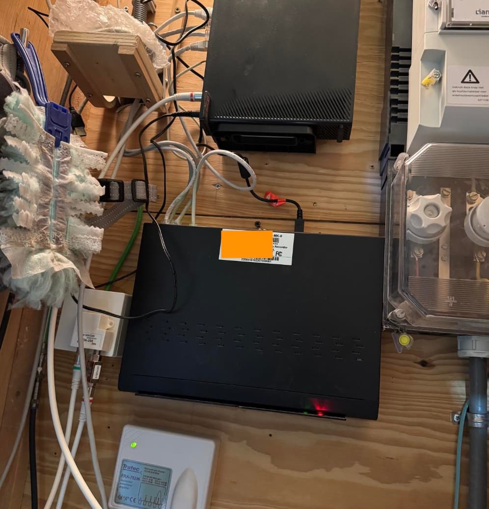 NVR in meterkast woning Purmerend