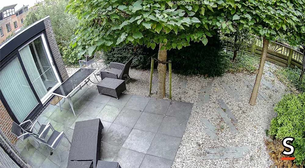 Installatieshot van camerabeveiliging bij woning in Rijswijk door Securetech