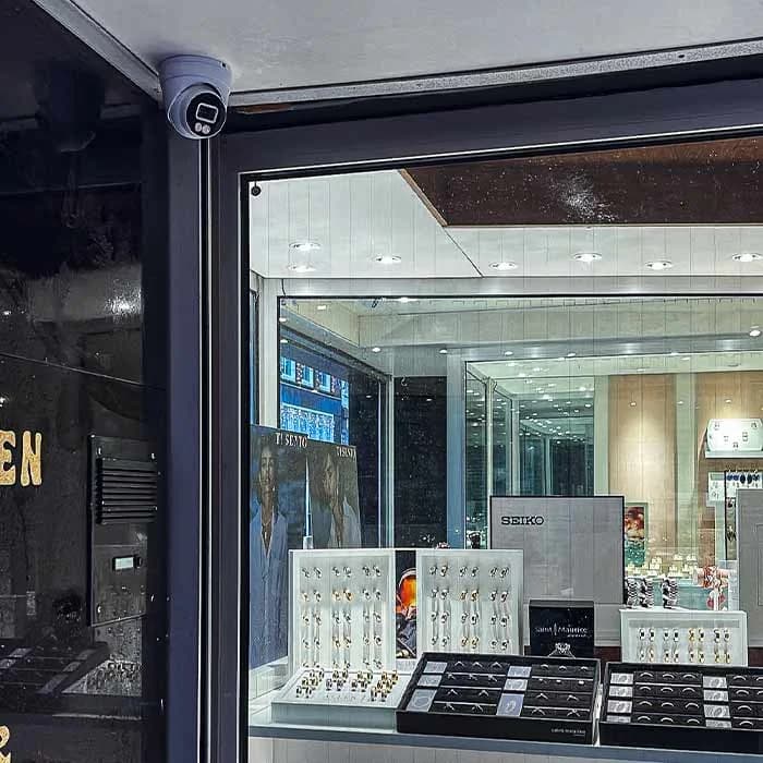 Camerabewaking in interieur van juwelier in Alkmaar door Securetech