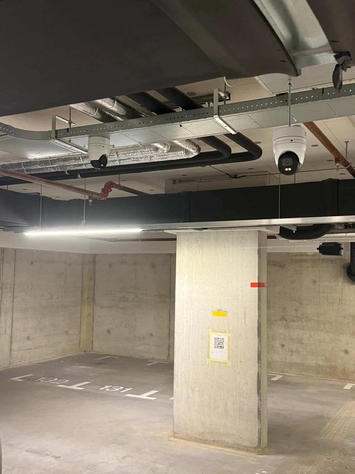 22 × 4K camera's in parkeergarage VvE Nottinghill Hoofddorp